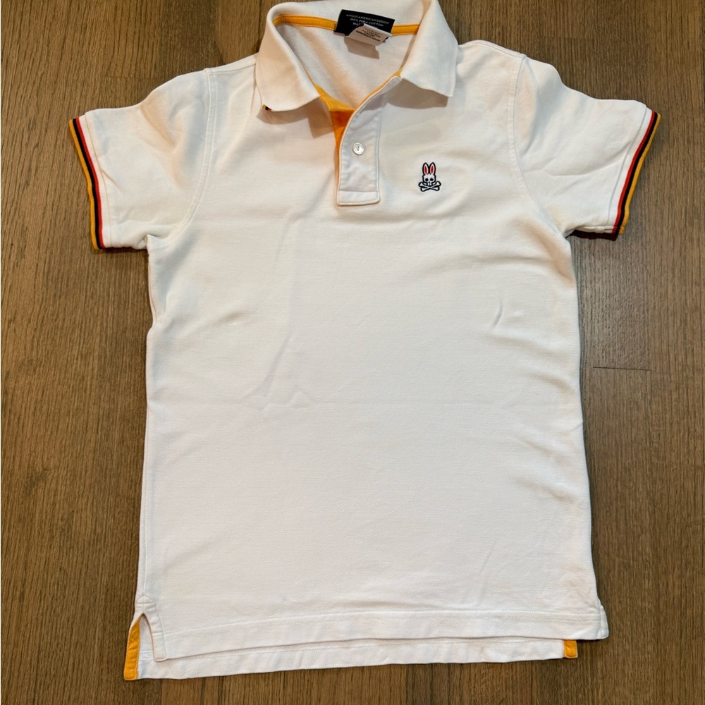 Psycho Bunny Polo Shirt with Embroidered Logo-Size 2 or XXS